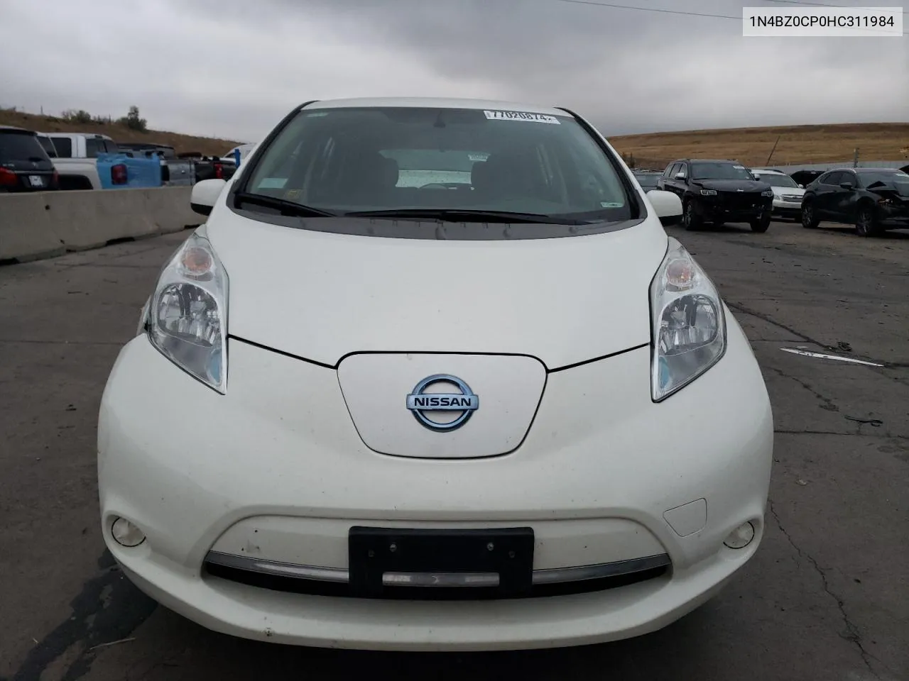 2017 Nissan Leaf S VIN: 1N4BZ0CP0HC311984 Lot: 77020874