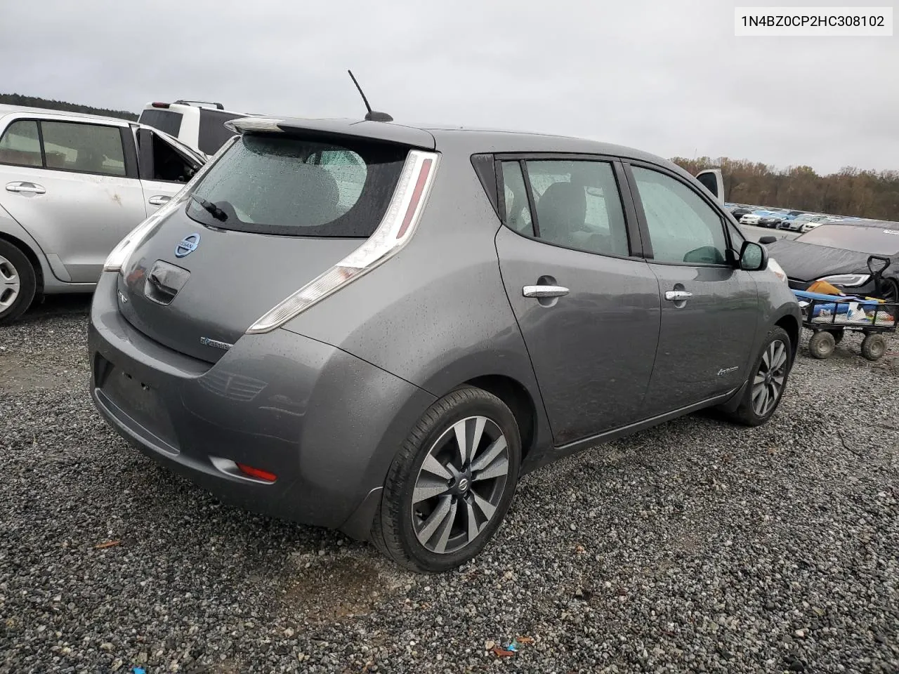 2017 Nissan Leaf S VIN: 1N4BZ0CP2HC308102 Lot: 78698474