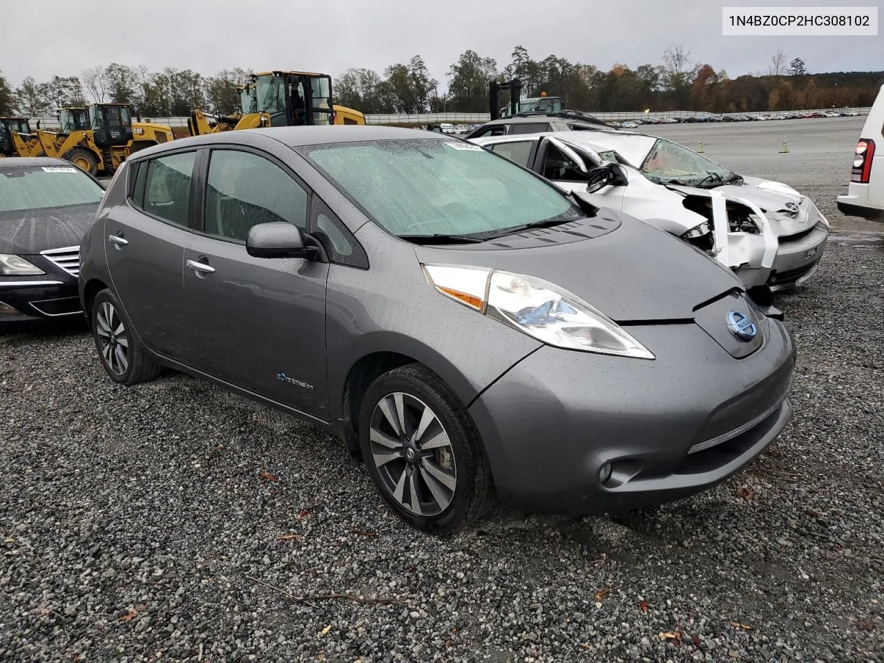 2017 Nissan Leaf S VIN: 1N4BZ0CP2HC308102 Lot: 78698474