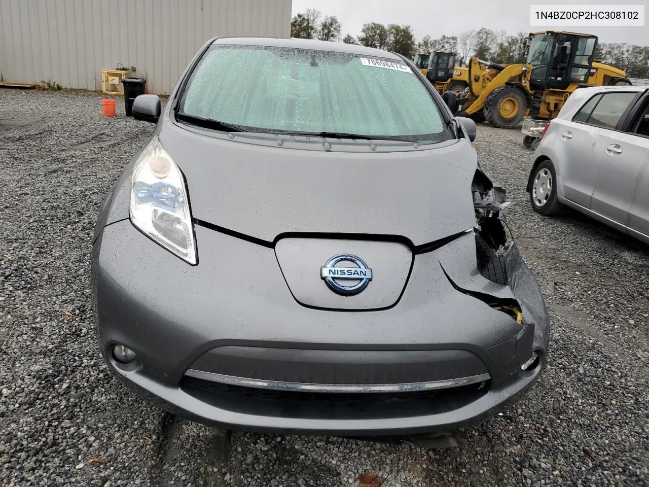 2017 Nissan Leaf S VIN: 1N4BZ0CP2HC308102 Lot: 78698474