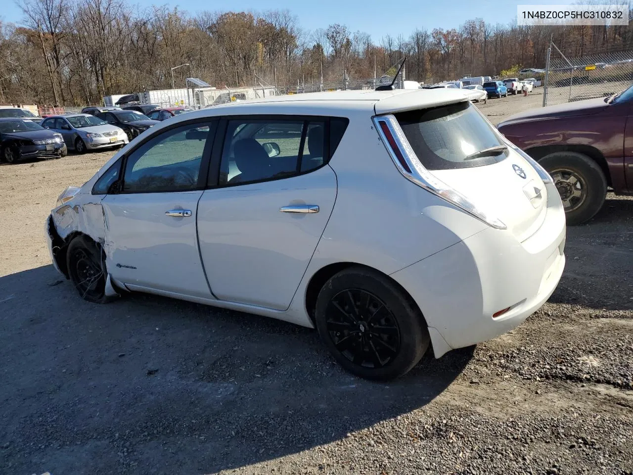 2017 Nissan Leaf S VIN: 1N4BZ0CP5HC310832 Lot: 79905914