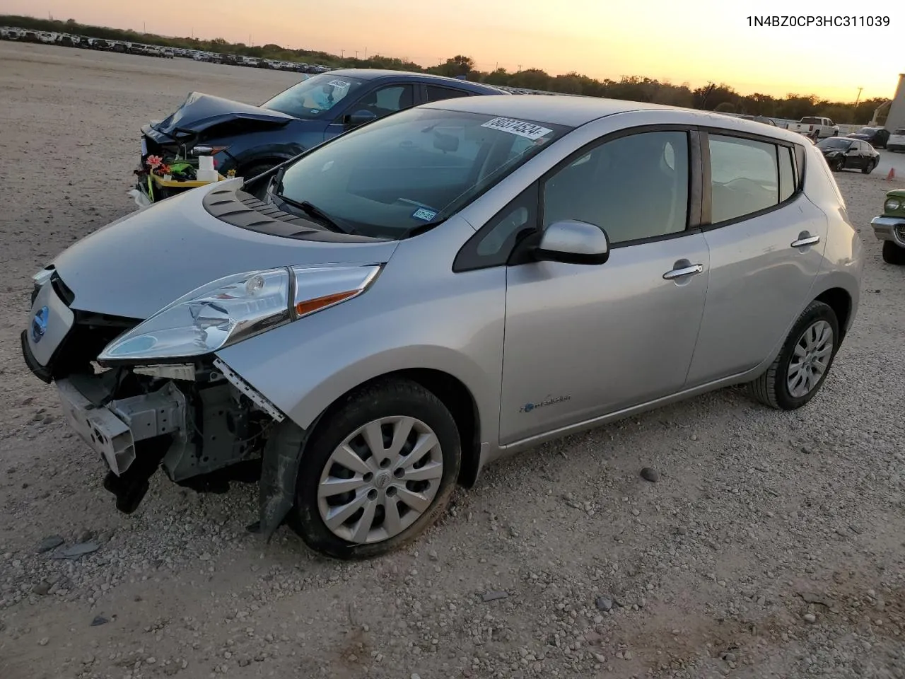 2017 Nissan Leaf S VIN: 1N4BZ0CP3HC311039 Lot: 80374524