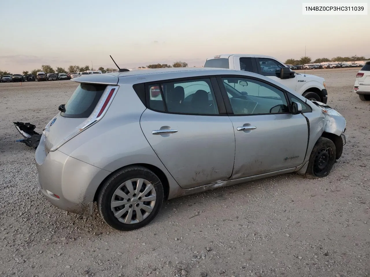 2017 Nissan Leaf S VIN: 1N4BZ0CP3HC311039 Lot: 80374524