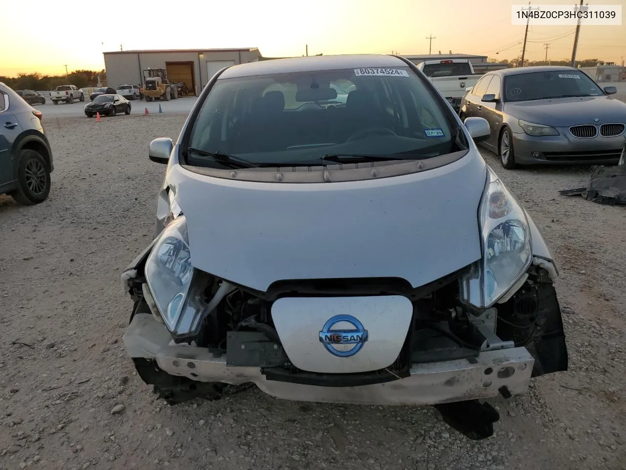 2017 Nissan Leaf S VIN: 1N4BZ0CP3HC311039 Lot: 80374524