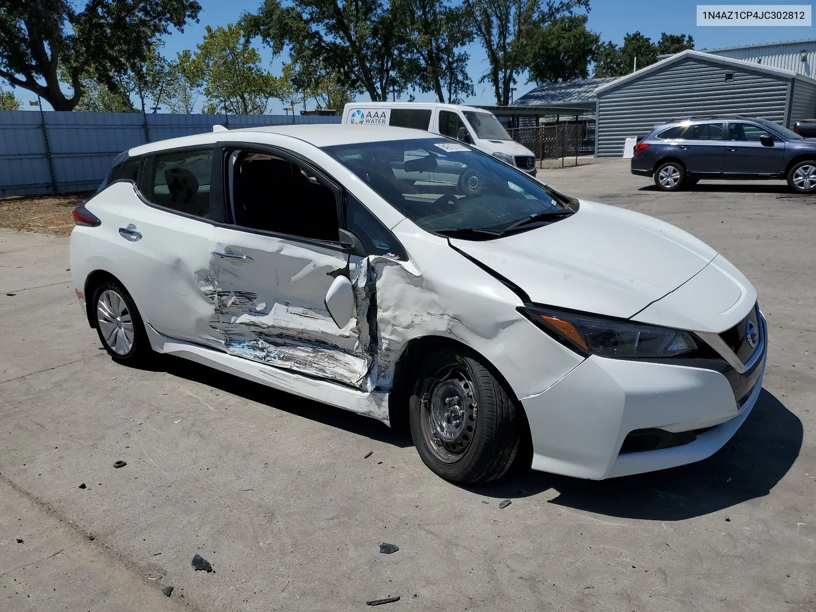 2018 Nissan Leaf S VIN: 1N4AZ1CP4JC302812 Lot: 64215114