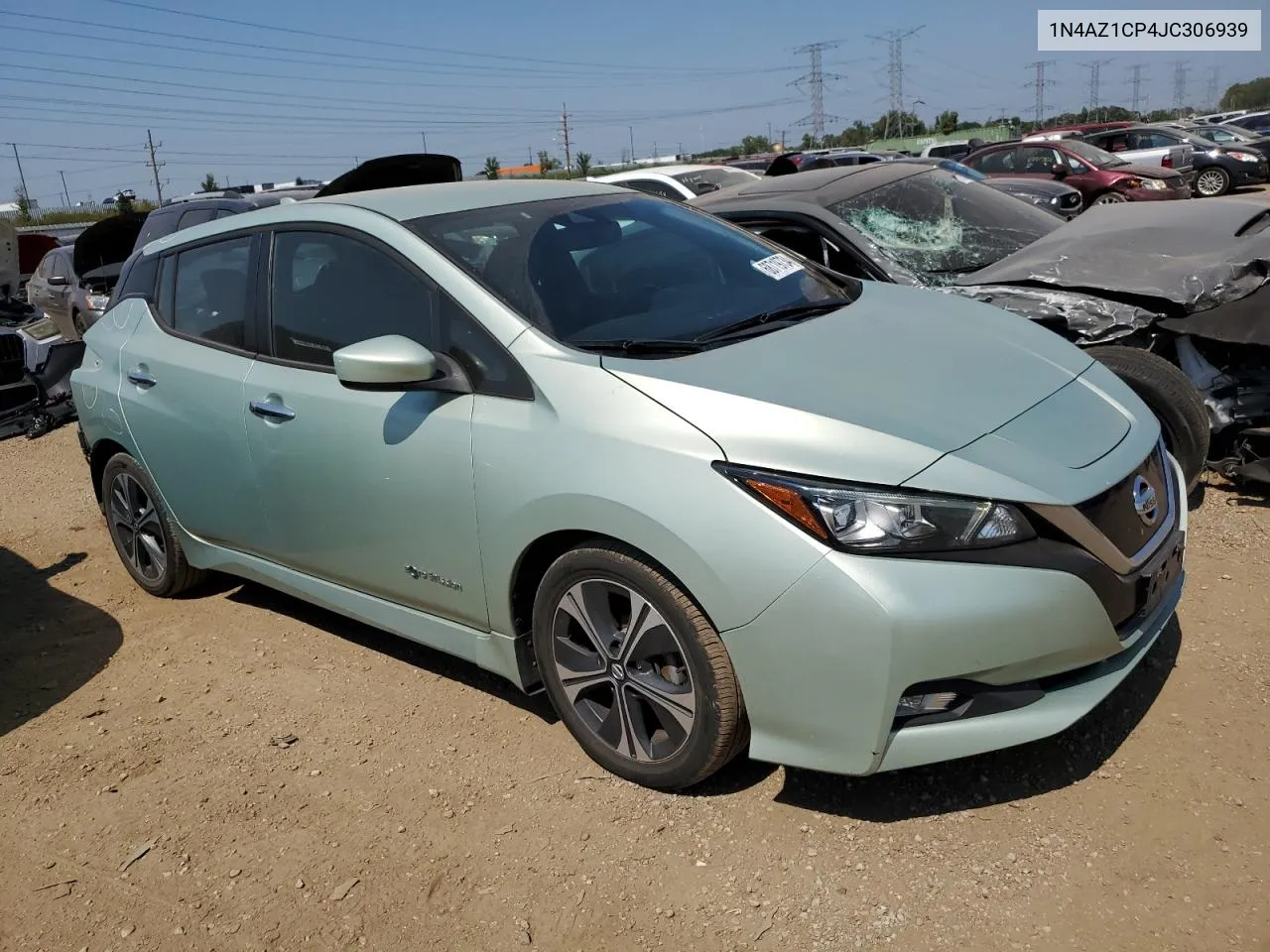 1N4AZ1CP4JC306939 2018 Nissan Leaf S