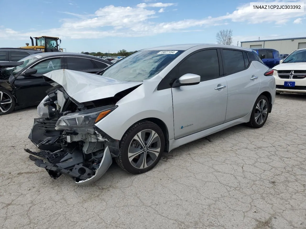 2018 Nissan Leaf S VIN: 1N4AZ1CP2JC303392 Lot: 73027154