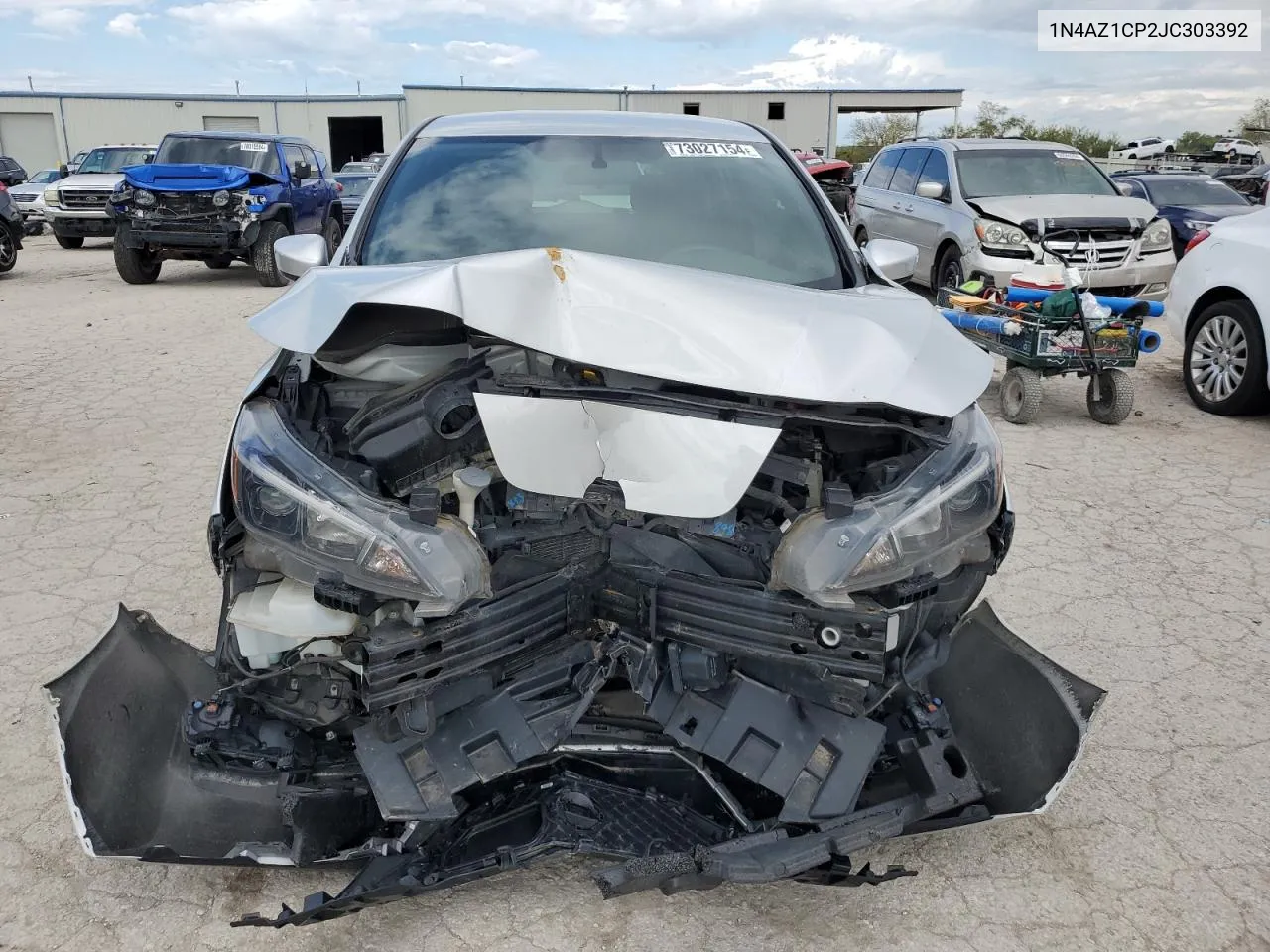 2018 Nissan Leaf S VIN: 1N4AZ1CP2JC303392 Lot: 73027154