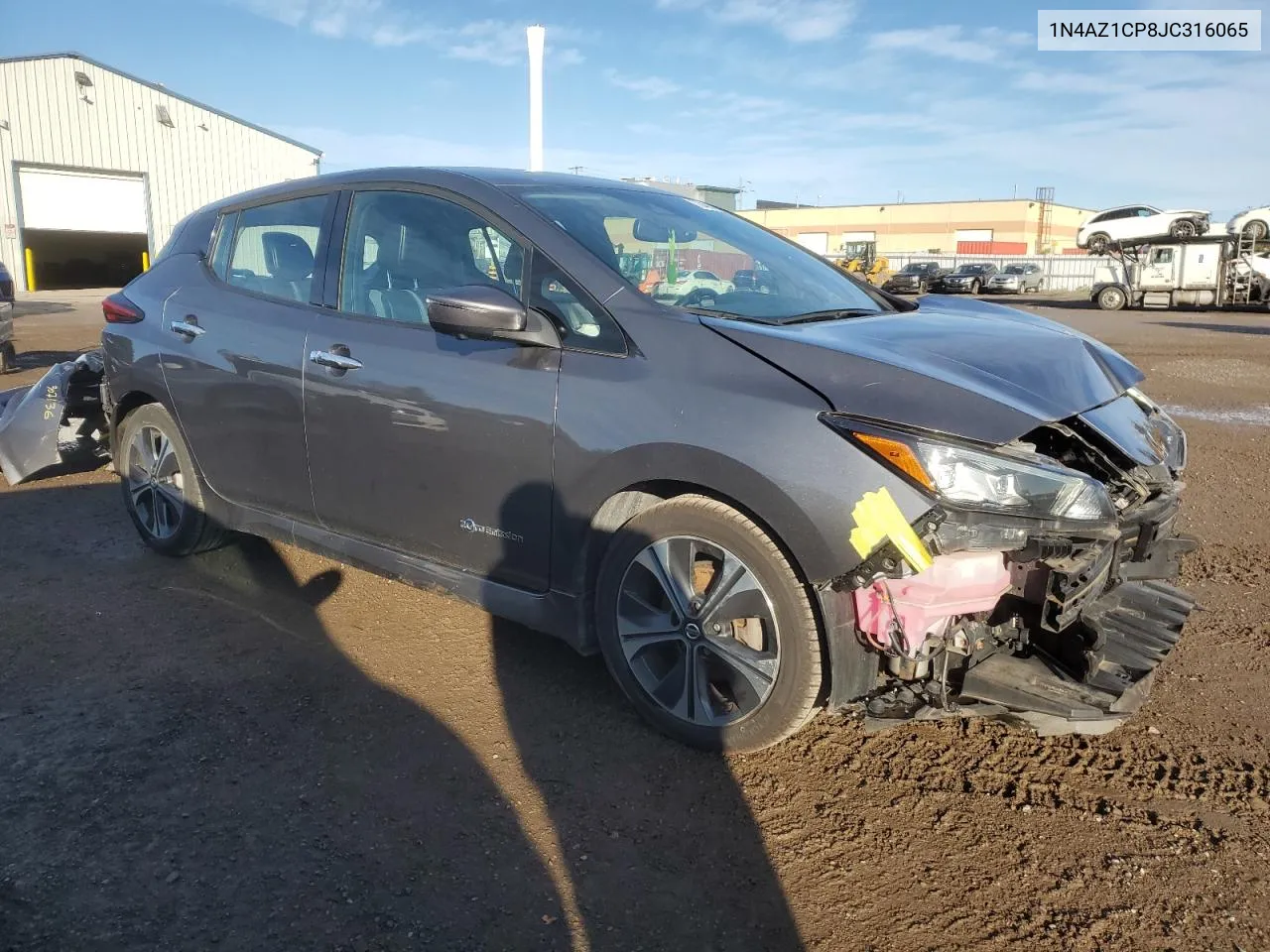 1N4AZ1CP8JC316065 2018 Nissan Leaf S