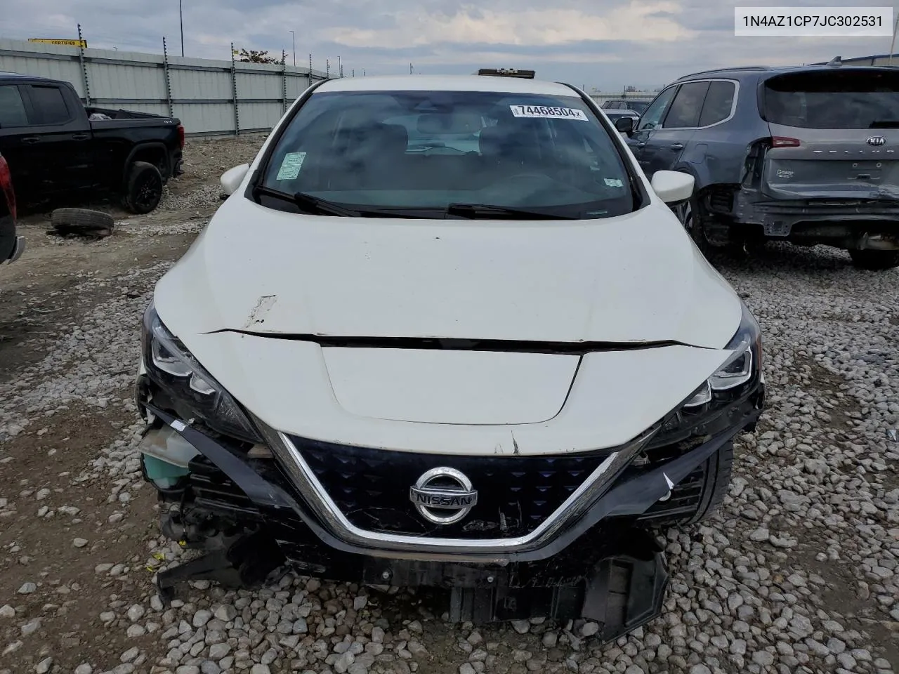 2018 Nissan Leaf S VIN: 1N4AZ1CP7JC302531 Lot: 74468504