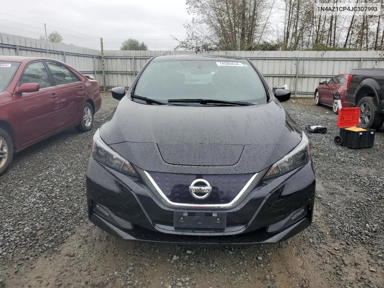 2018 Nissan Leaf S VIN: 1N4AZ1CP4JC307993 Lot: 74586634