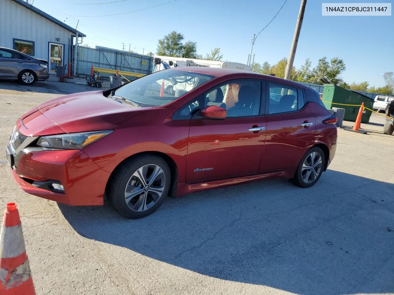 2018 Nissan Leaf S VIN: 1N4AZ1CP8JC311447 Lot: 75228654