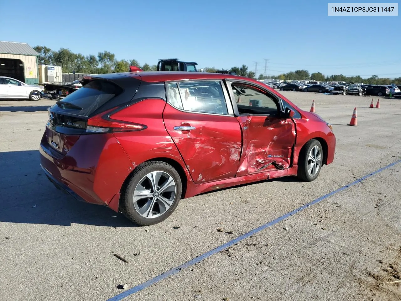 2018 Nissan Leaf S VIN: 1N4AZ1CP8JC311447 Lot: 75228654