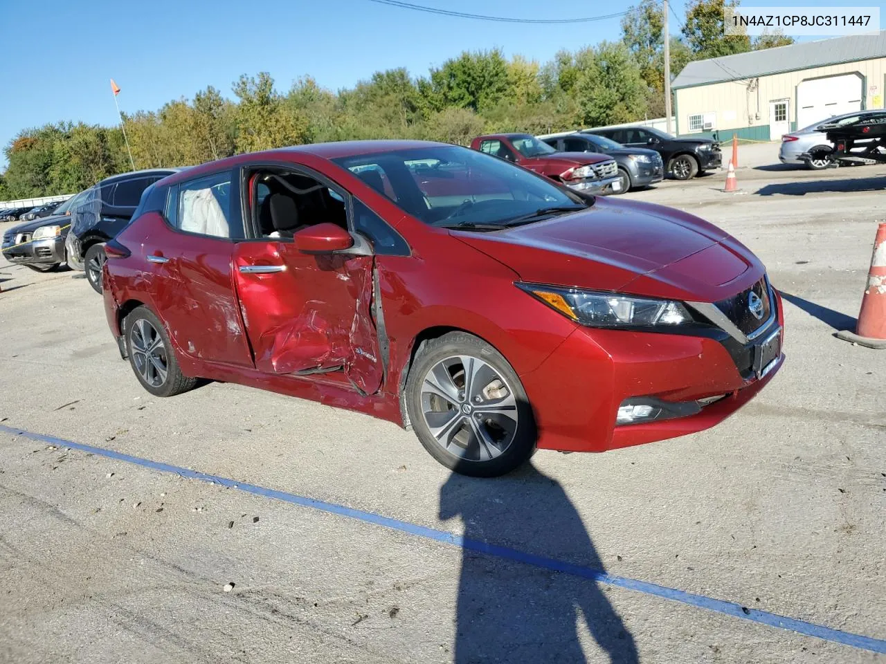 2018 Nissan Leaf S VIN: 1N4AZ1CP8JC311447 Lot: 75228654