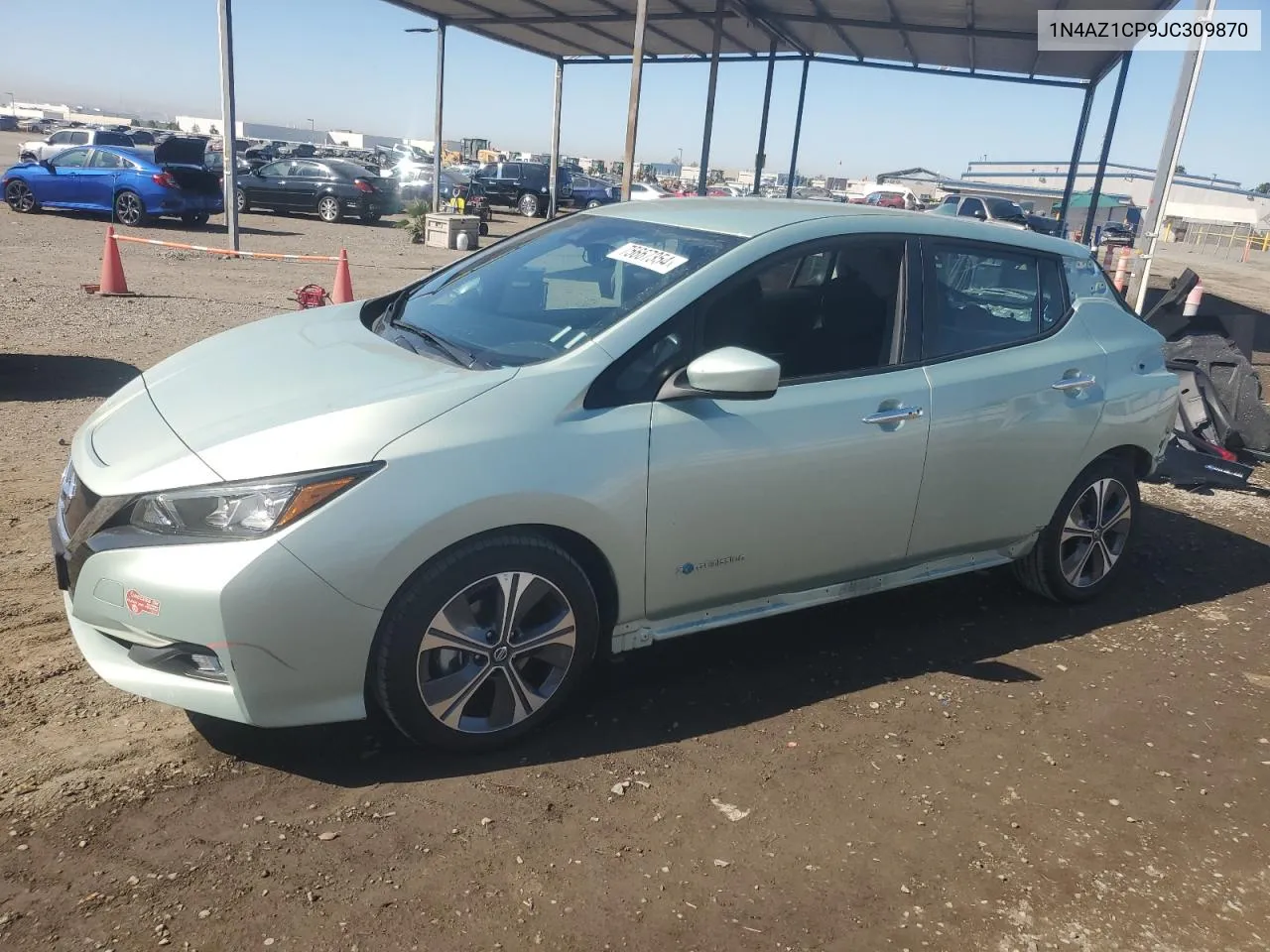 2018 Nissan Leaf S VIN: 1N4AZ1CP9JC309870 Lot: 75667354