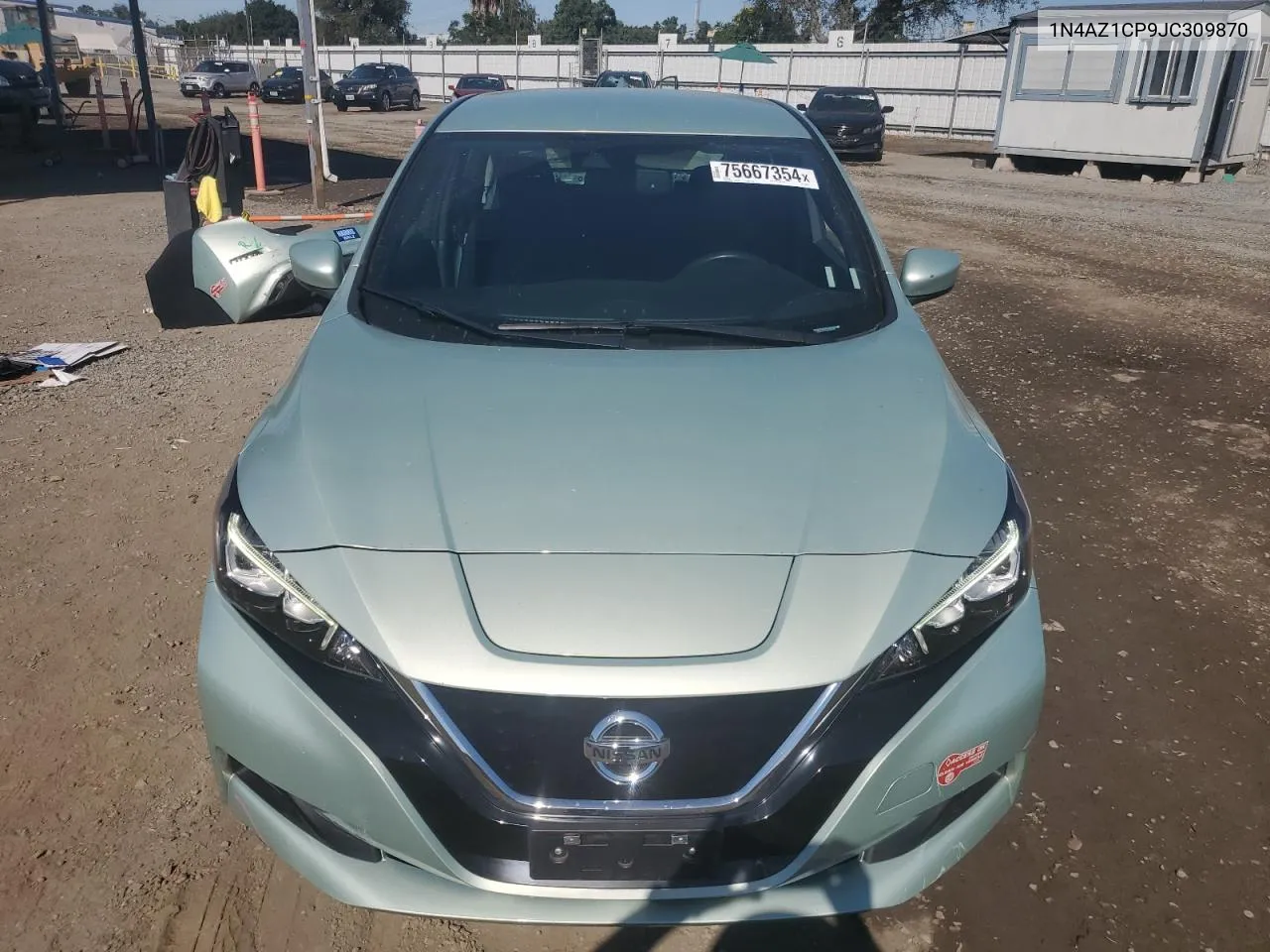 2018 Nissan Leaf S VIN: 1N4AZ1CP9JC309870 Lot: 75667354