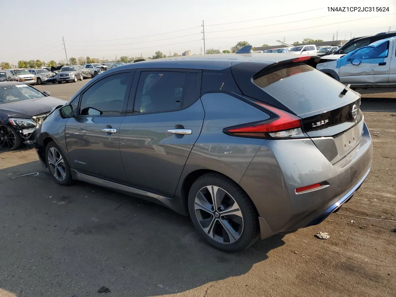 2018 Nissan Leaf S VIN: 1N4AZ1CP2JC315624 Lot: 75754244