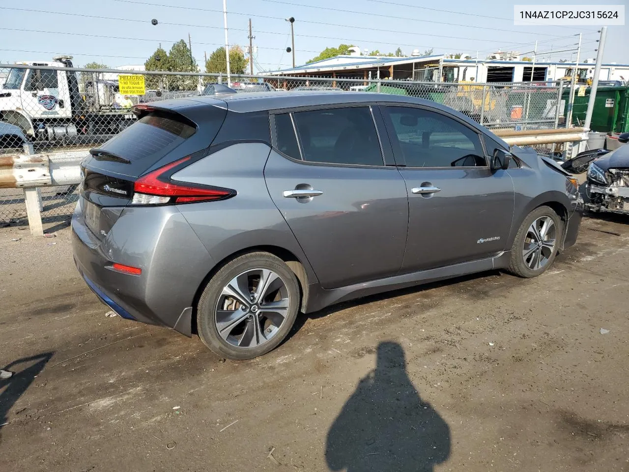 2018 Nissan Leaf S VIN: 1N4AZ1CP2JC315624 Lot: 75754244