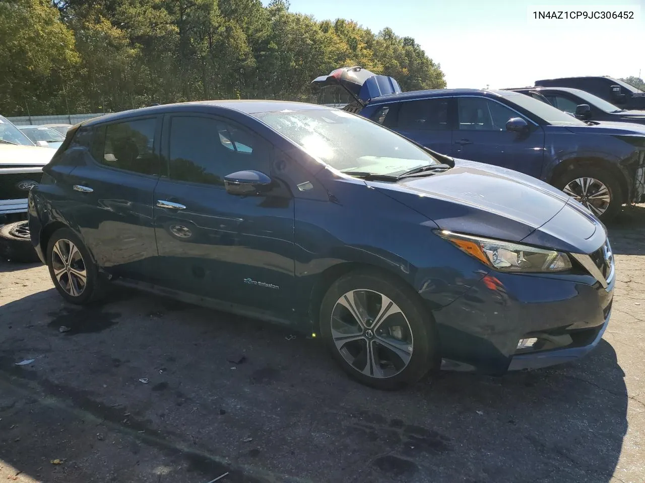 2018 Nissan Leaf S VIN: 1N4AZ1CP9JC306452 Lot: 76874114