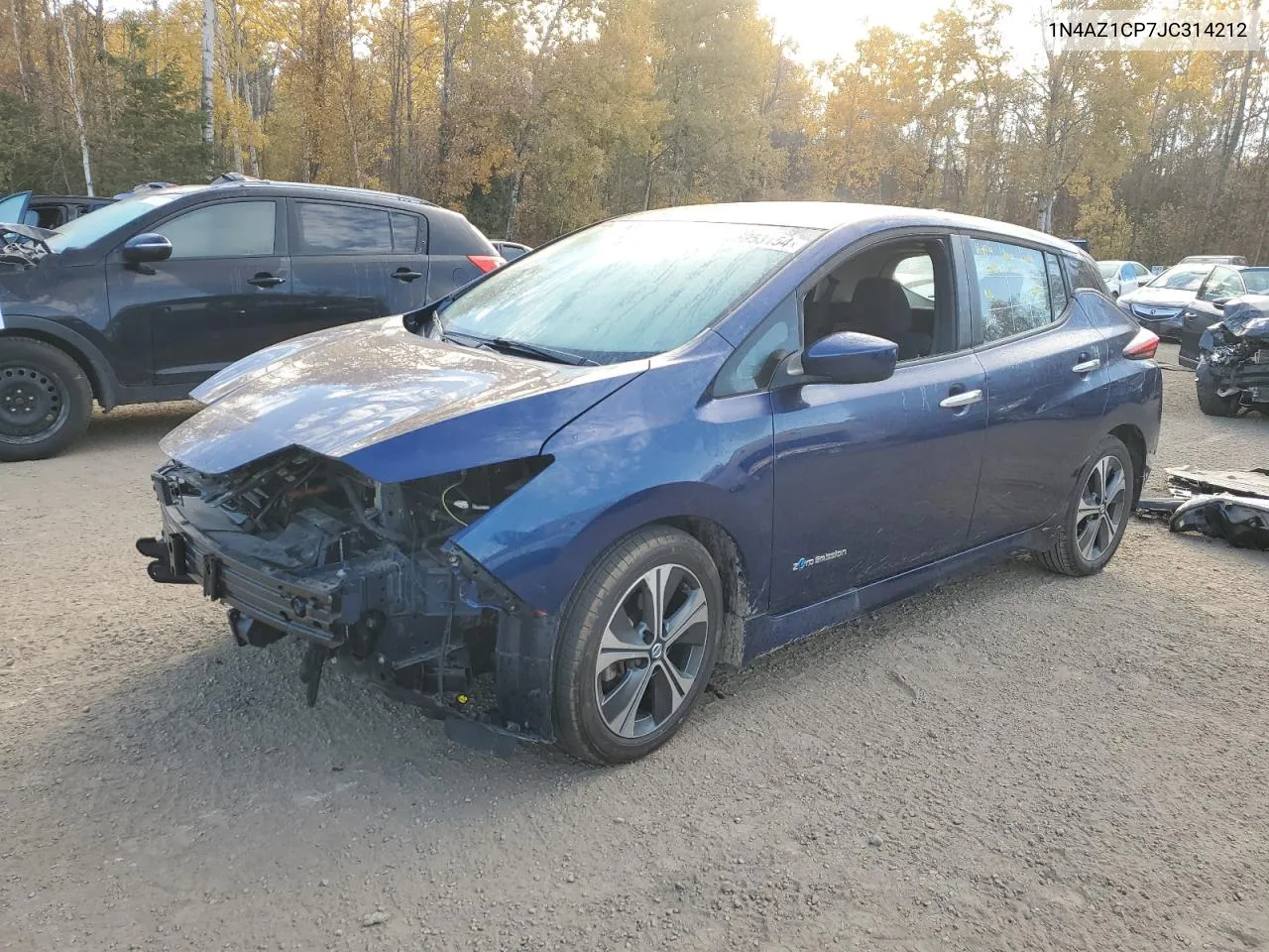 2018 Nissan Leaf S VIN: 1N4AZ1CP7JC314212 Lot: 76953154