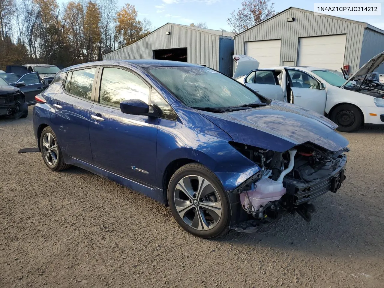 2018 Nissan Leaf S VIN: 1N4AZ1CP7JC314212 Lot: 76953154