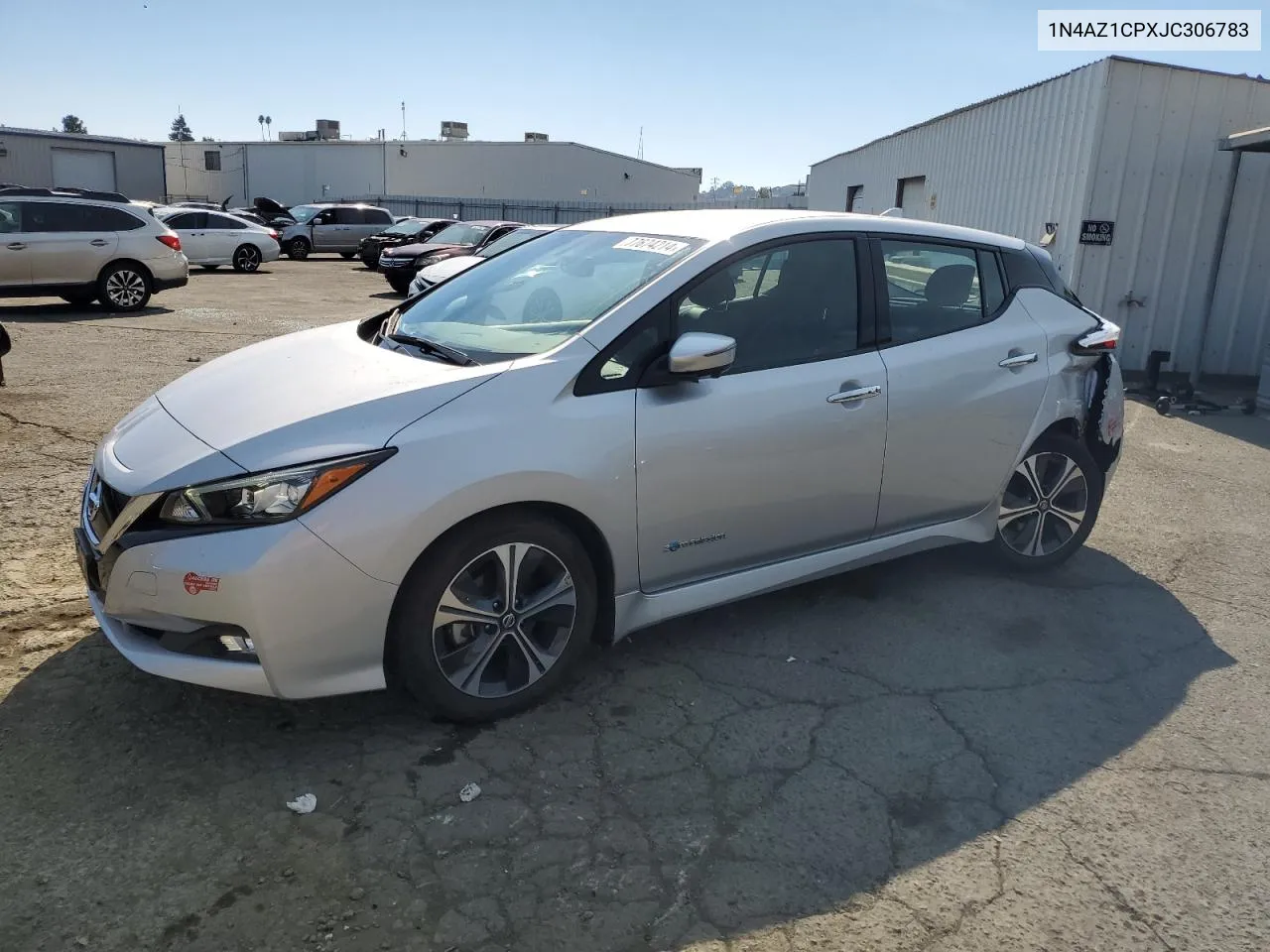 2018 Nissan Leaf S VIN: 1N4AZ1CPXJC306783 Lot: 77674214