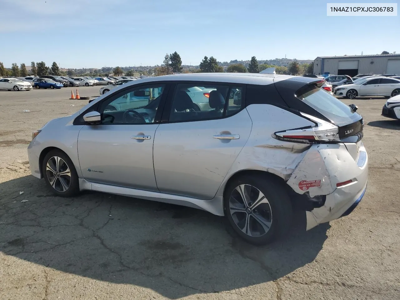 2018 Nissan Leaf S VIN: 1N4AZ1CPXJC306783 Lot: 77674214