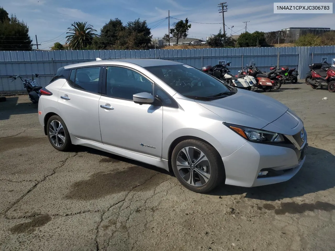 2018 Nissan Leaf S VIN: 1N4AZ1CPXJC306783 Lot: 77674214