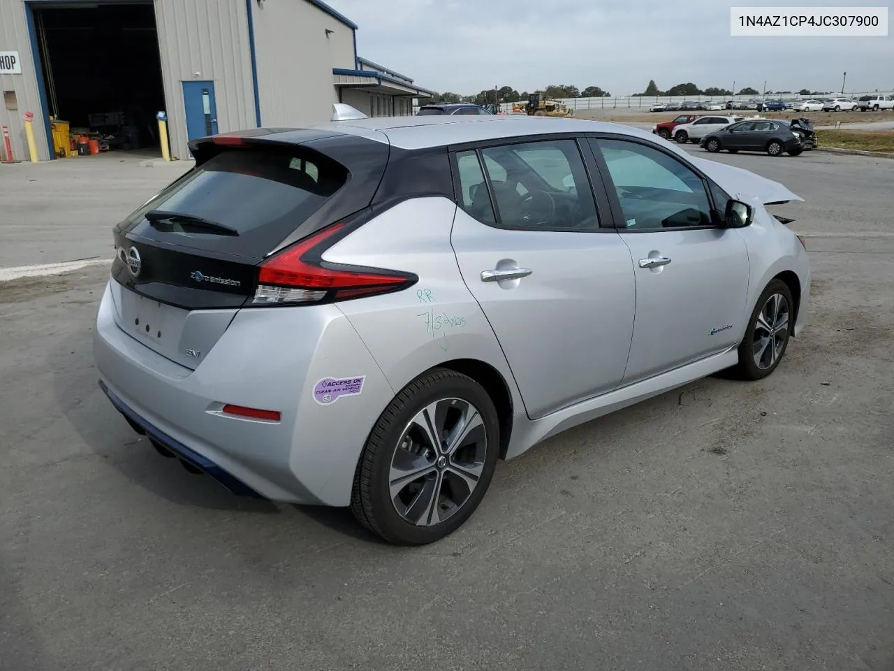 2018 Nissan Leaf S VIN: 1N4AZ1CP4JC307900 Lot: 77844804