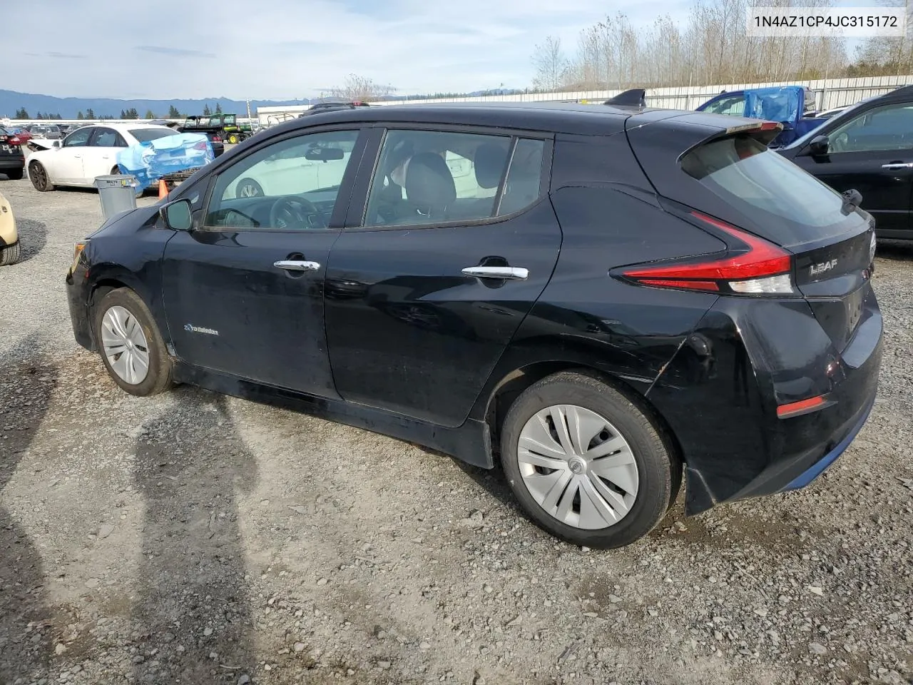 2018 Nissan Leaf S VIN: 1N4AZ1CP4JC315172 Lot: 80262854