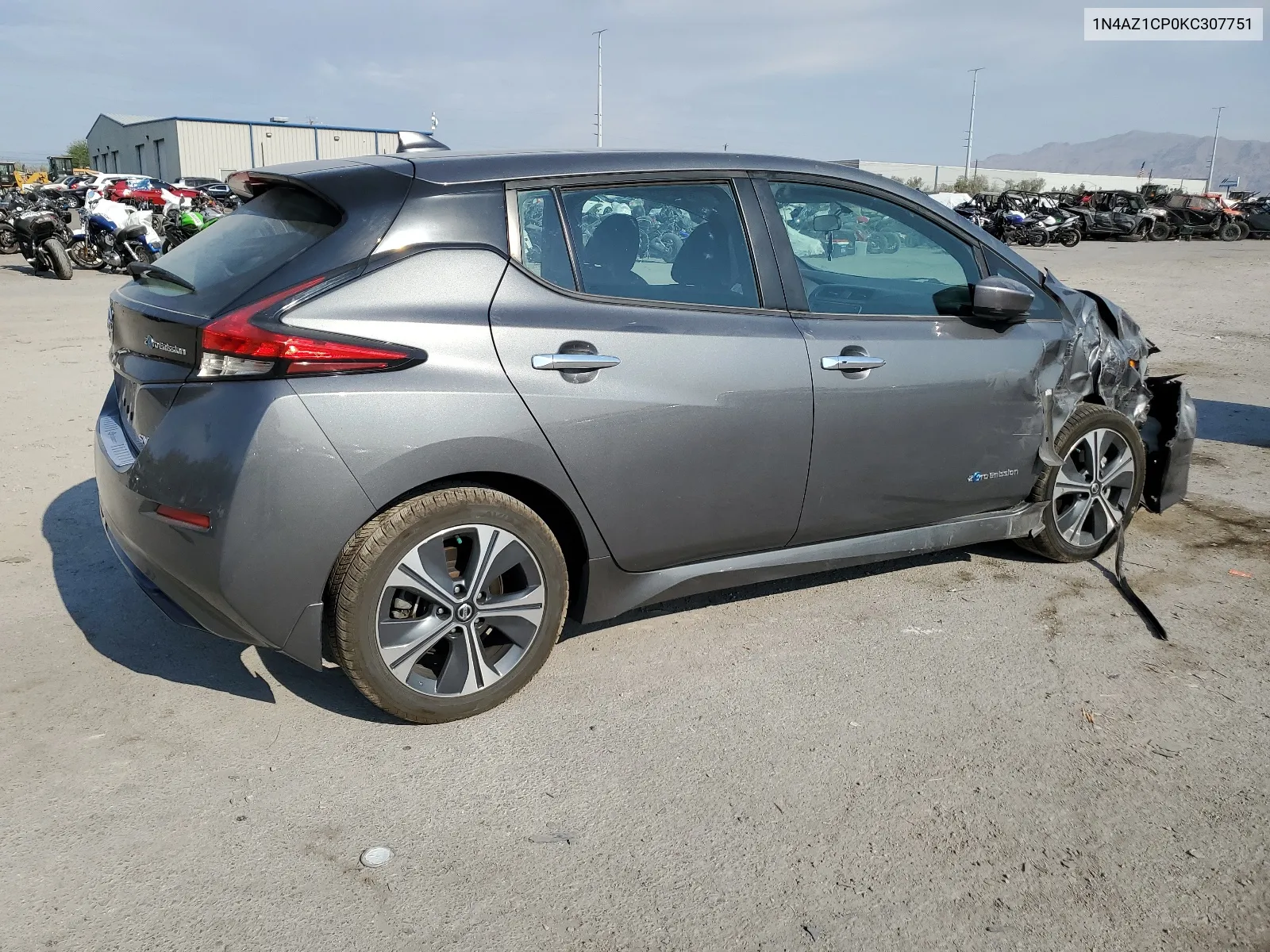 2019 Nissan Leaf S VIN: 1N4AZ1CP0KC307751 Lot: 62653514