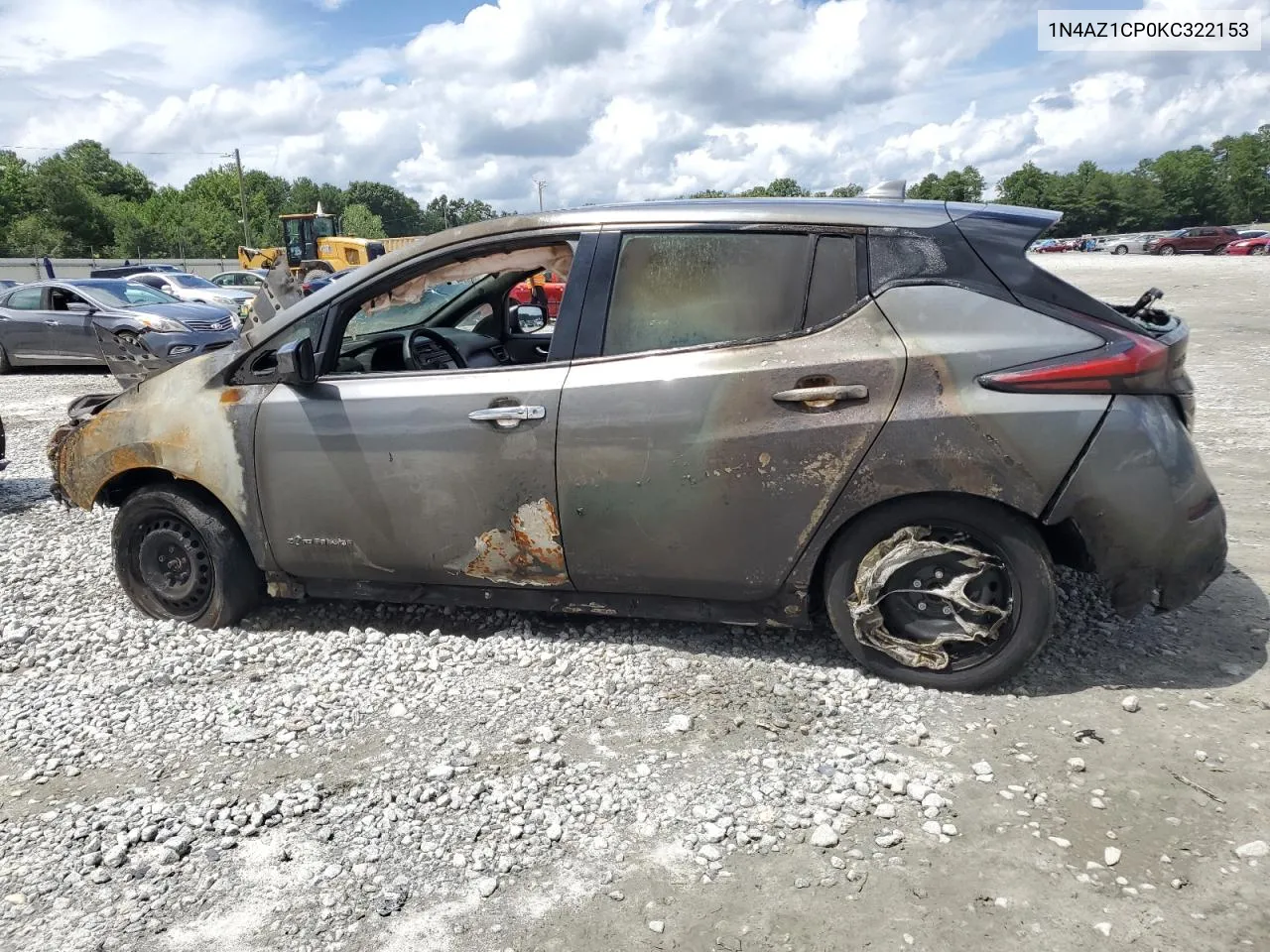 2019 Nissan Leaf S VIN: 1N4AZ1CP0KC322153 Lot: 64617344