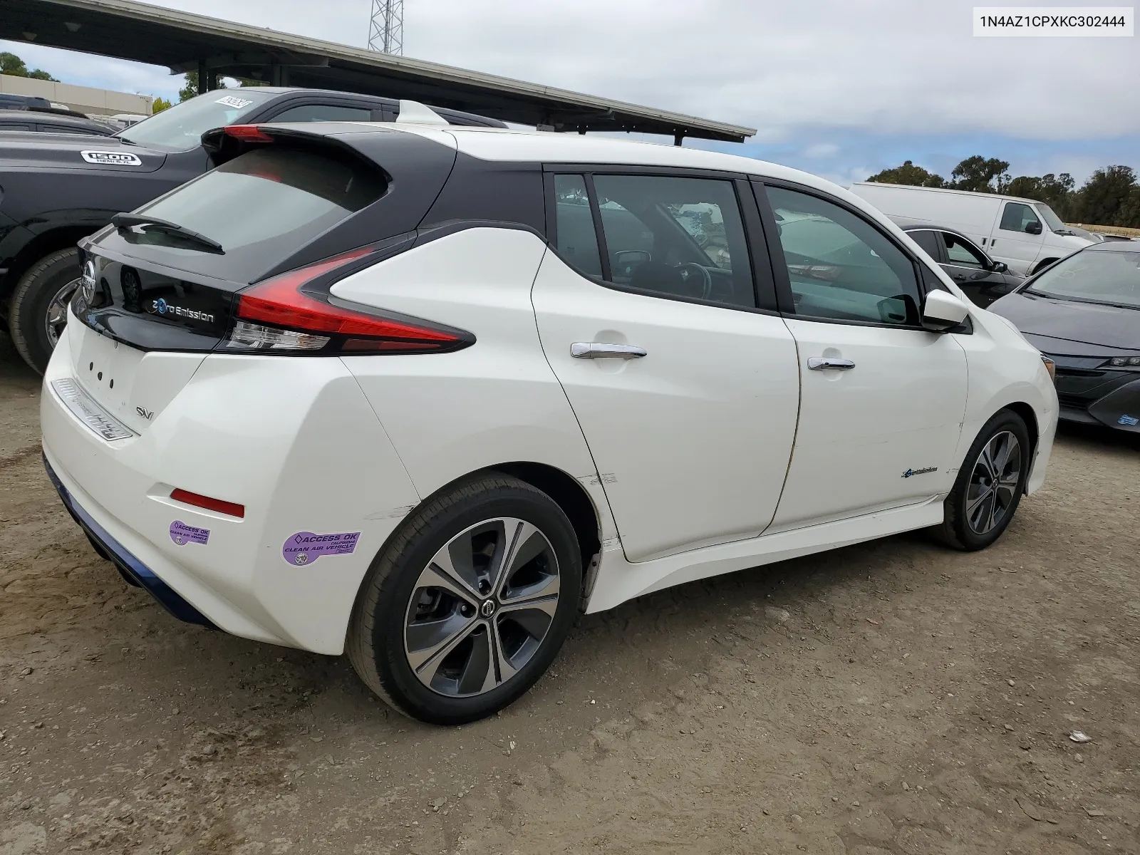 1N4AZ1CPXKC302444 2019 Nissan Leaf S