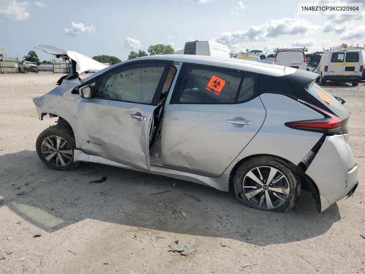 2019 Nissan Leaf S Plus VIN: 1N4BZ1CP3KC320904 Lot: 67399284