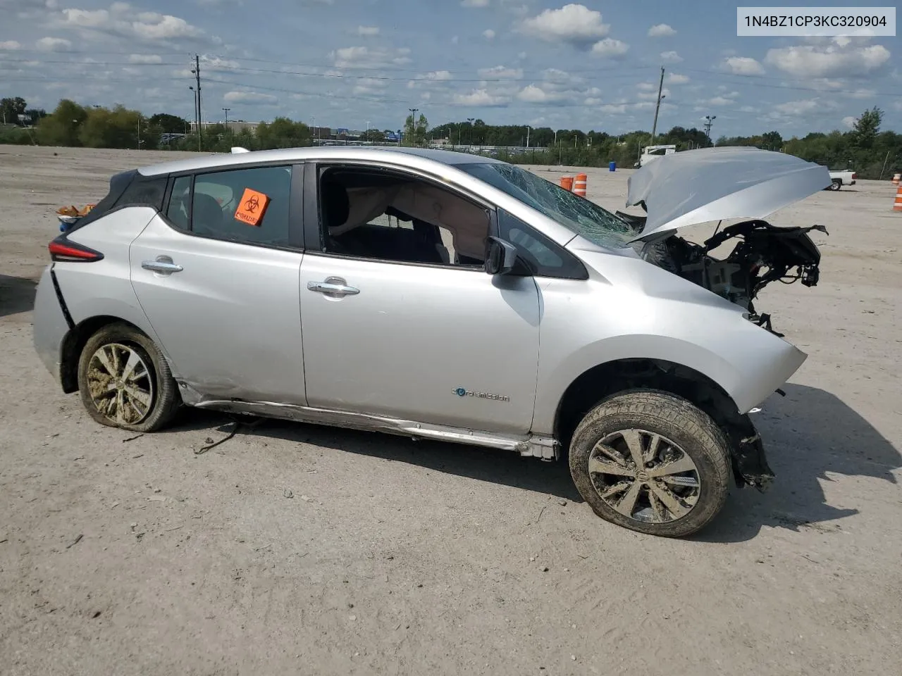 2019 Nissan Leaf S Plus VIN: 1N4BZ1CP3KC320904 Lot: 67399284