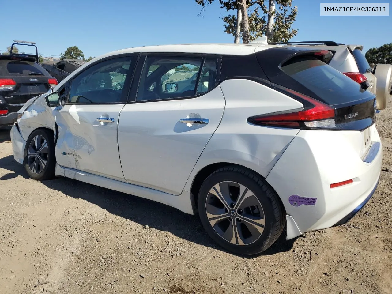 2019 Nissan Leaf S VIN: 1N4AZ1CP4KC306313 Lot: 67801854