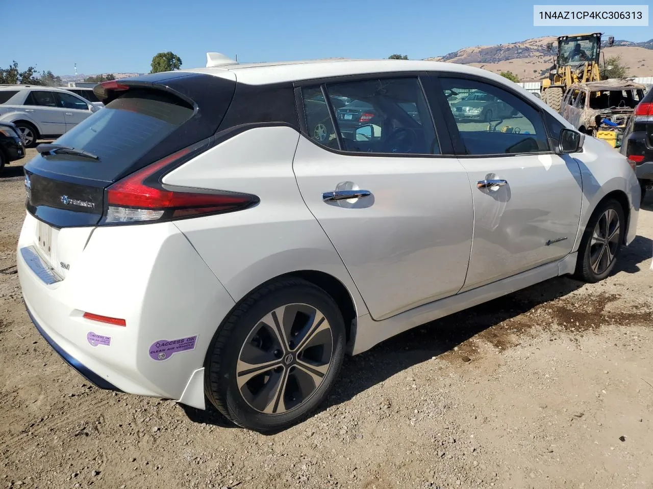 2019 Nissan Leaf S VIN: 1N4AZ1CP4KC306313 Lot: 67801854