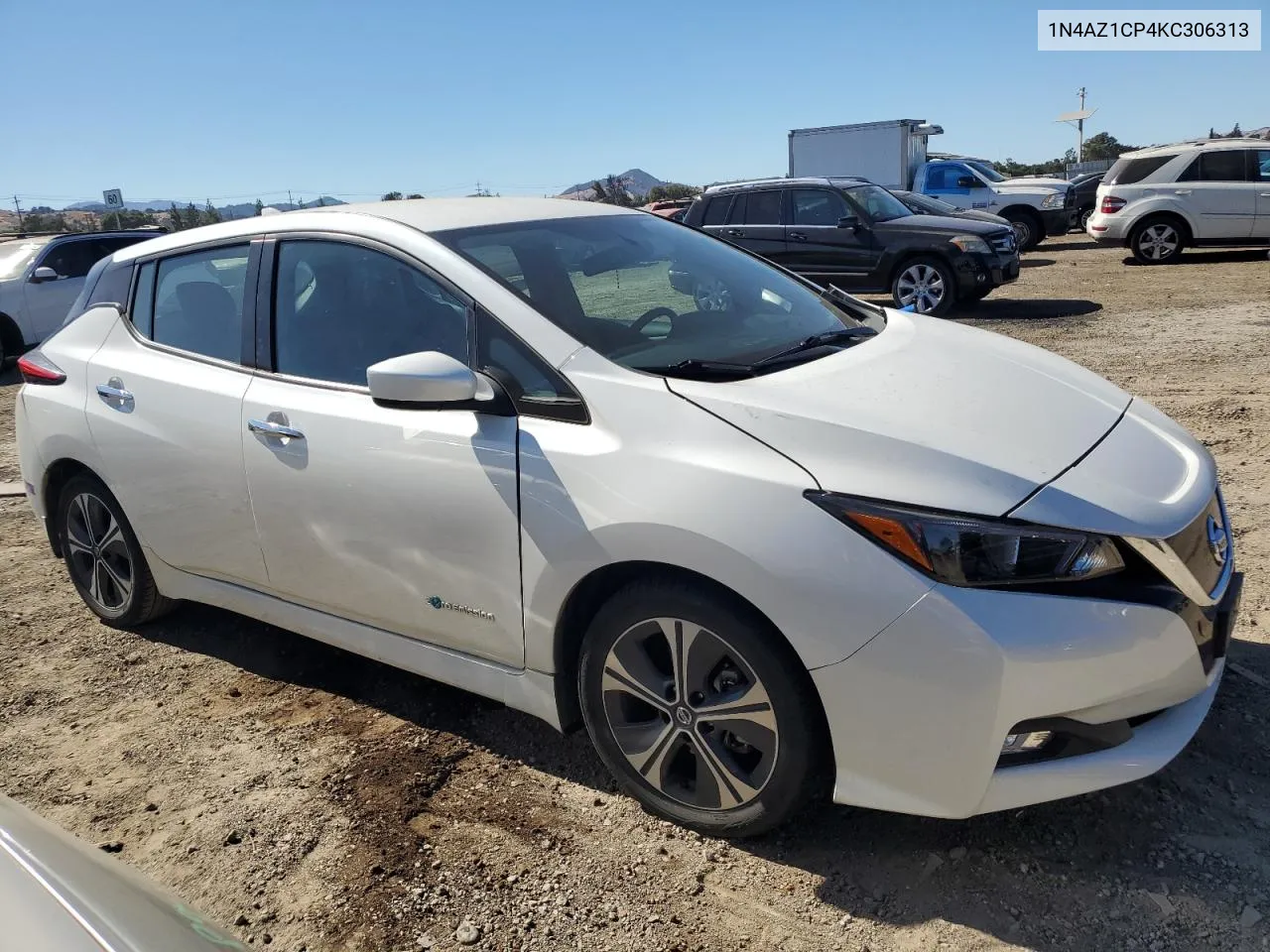 2019 Nissan Leaf S VIN: 1N4AZ1CP4KC306313 Lot: 67801854