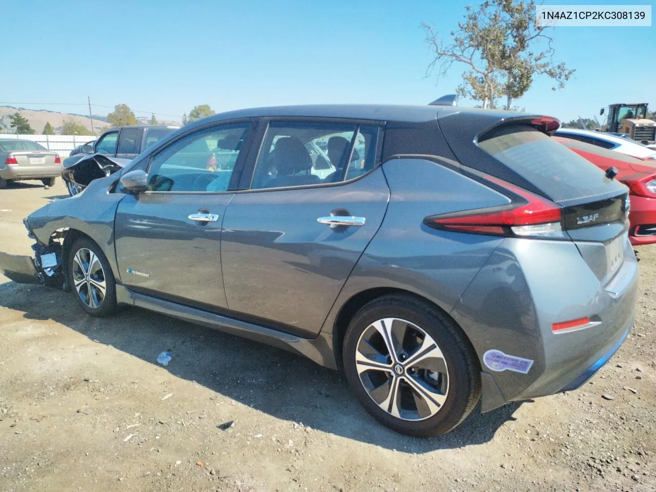 1N4AZ1CP2KC308139 2019 Nissan Leaf S