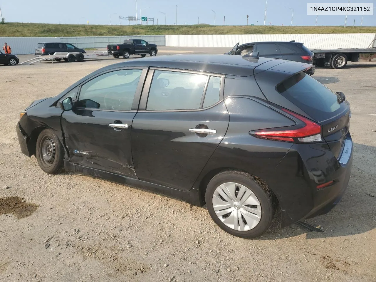 2019 Nissan Leaf S VIN: 1N4AZ1CP4KC321152 Lot: 71008234