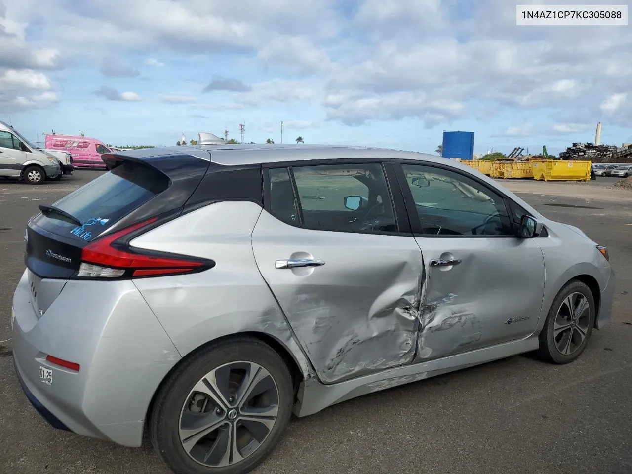 2019 Nissan Leaf S VIN: 1N4AZ1CP7KC305088 Lot: 71134514