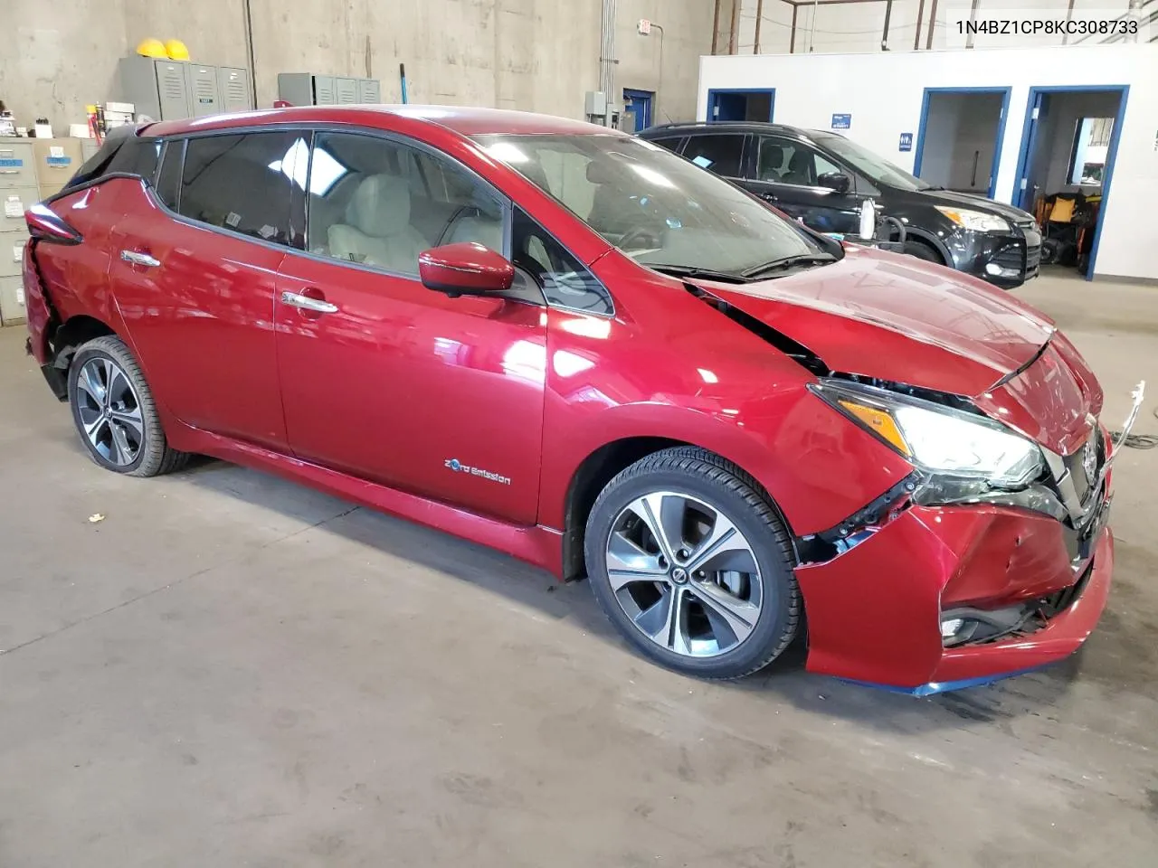 2019 Nissan Leaf S Plus VIN: 1N4BZ1CP8KC308733 Lot: 71826434