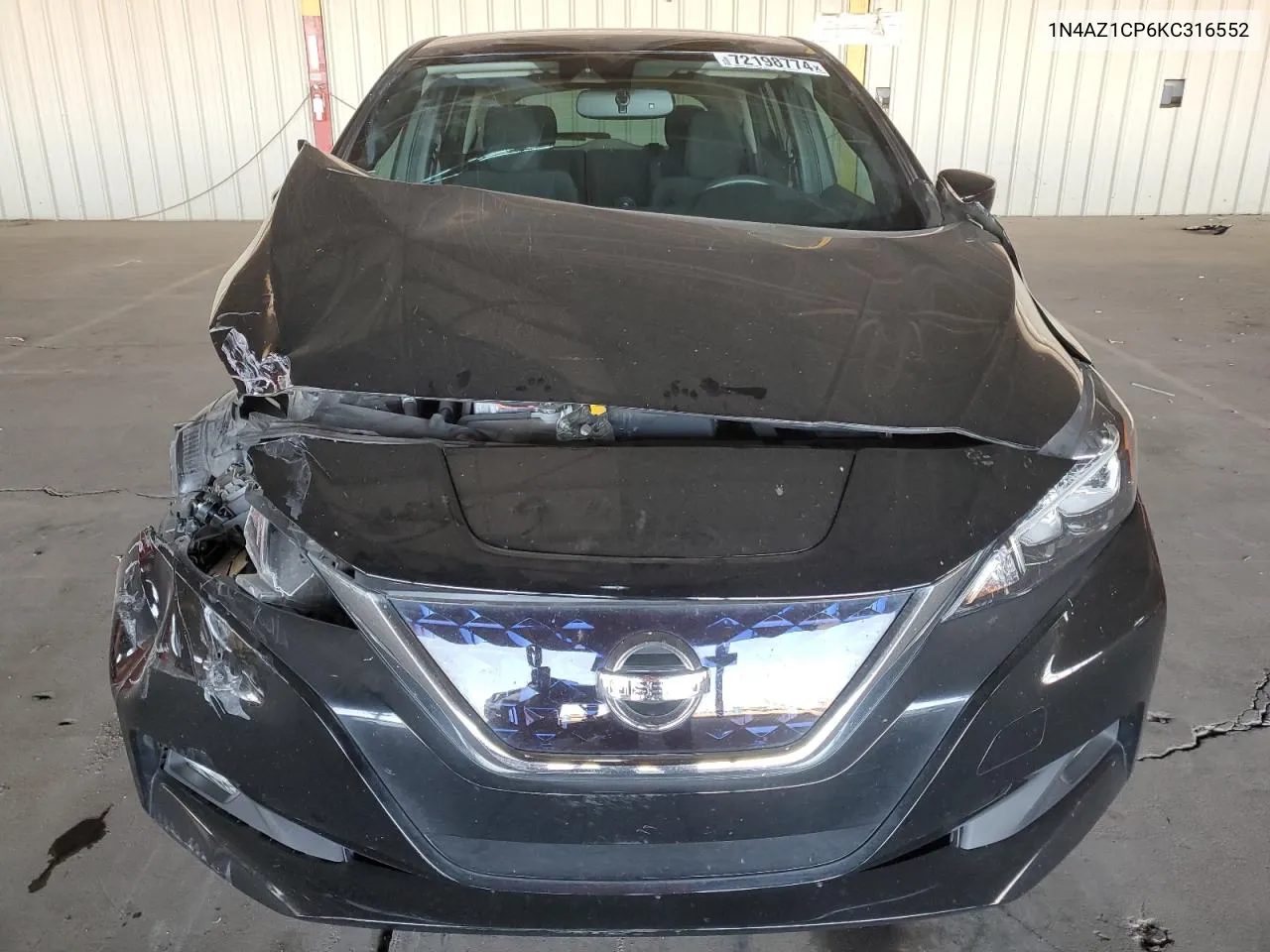 2019 Nissan Leaf S VIN: 1N4AZ1CP6KC316552 Lot: 72198774