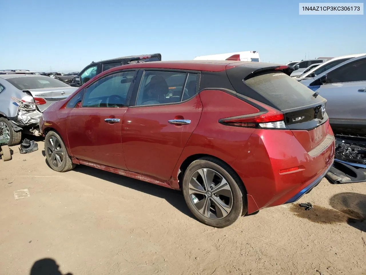 2019 Nissan Leaf S VIN: 1N4AZ1CP3KC306173 Lot: 73207504