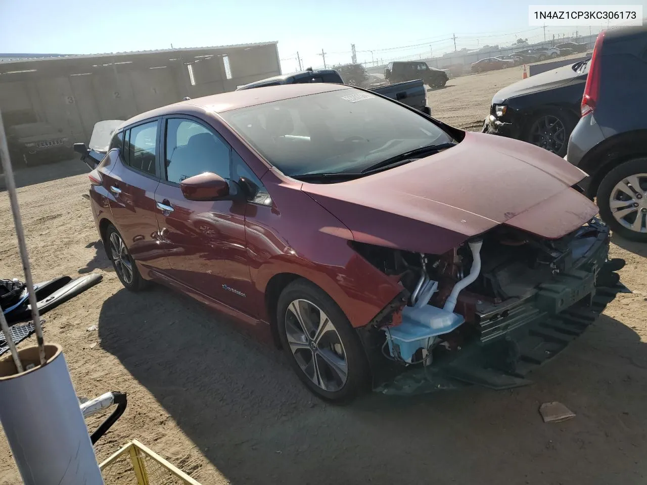 1N4AZ1CP3KC306173 2019 Nissan Leaf S