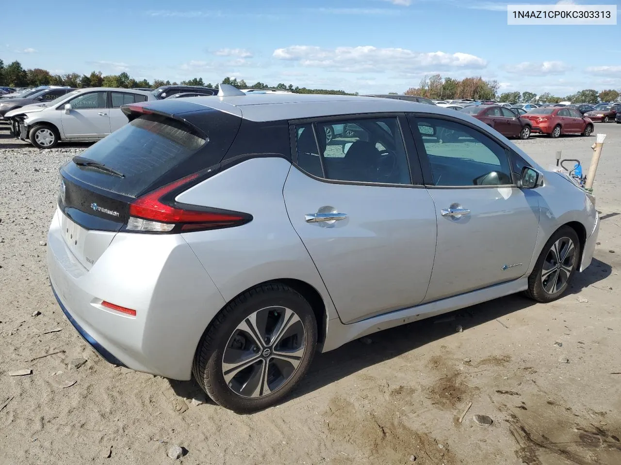 2019 Nissan Leaf S VIN: 1N4AZ1CP0KC303313 Lot: 75980154