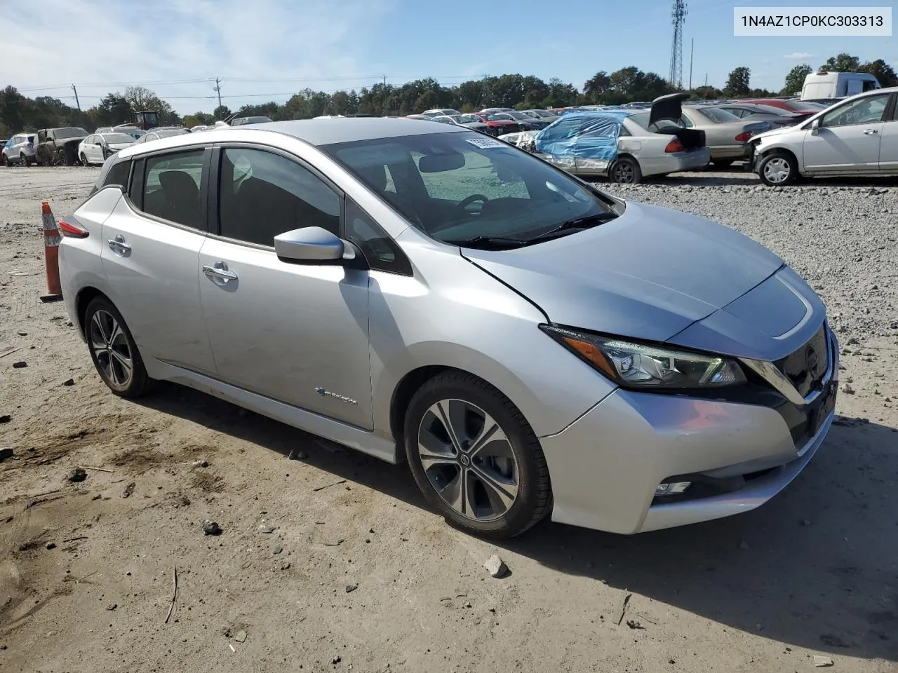 2019 Nissan Leaf S VIN: 1N4AZ1CP0KC303313 Lot: 75980154