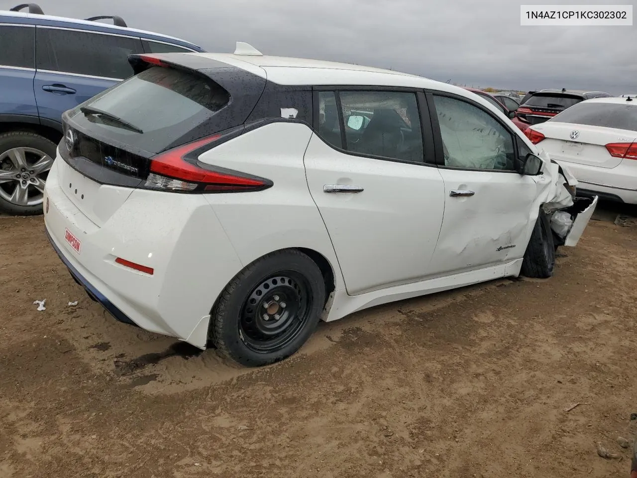 2019 Nissan Leaf S VIN: 1N4AZ1CP1KC302302 Lot: 78248064