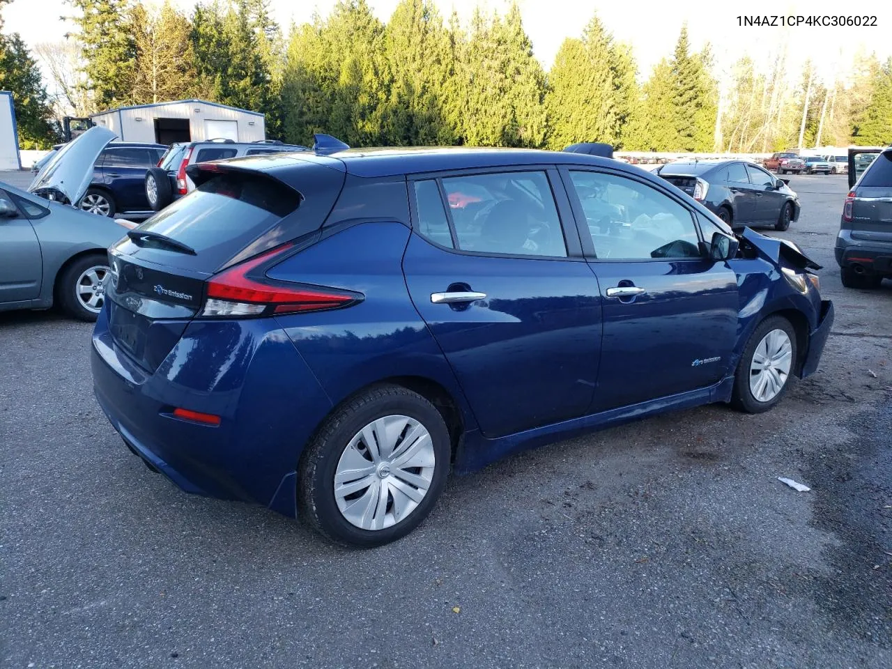 2019 Nissan Leaf S VIN: 1N4AZ1CP4KC306022 Lot: 79571914