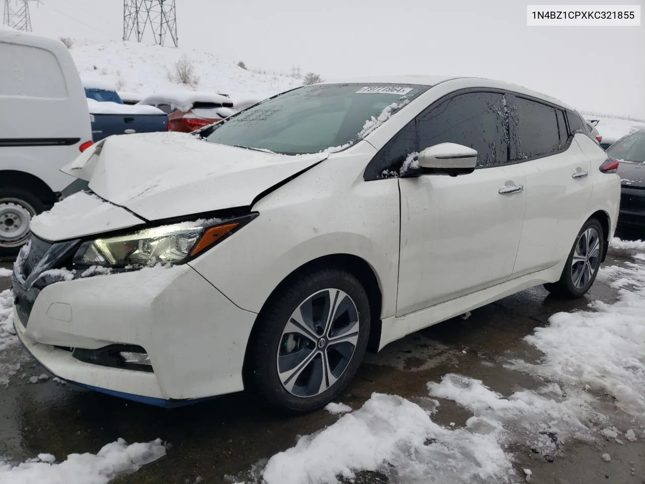 2019 Nissan Leaf S Plus VIN: 1N4BZ1CPXKC321855 Lot: 79771964